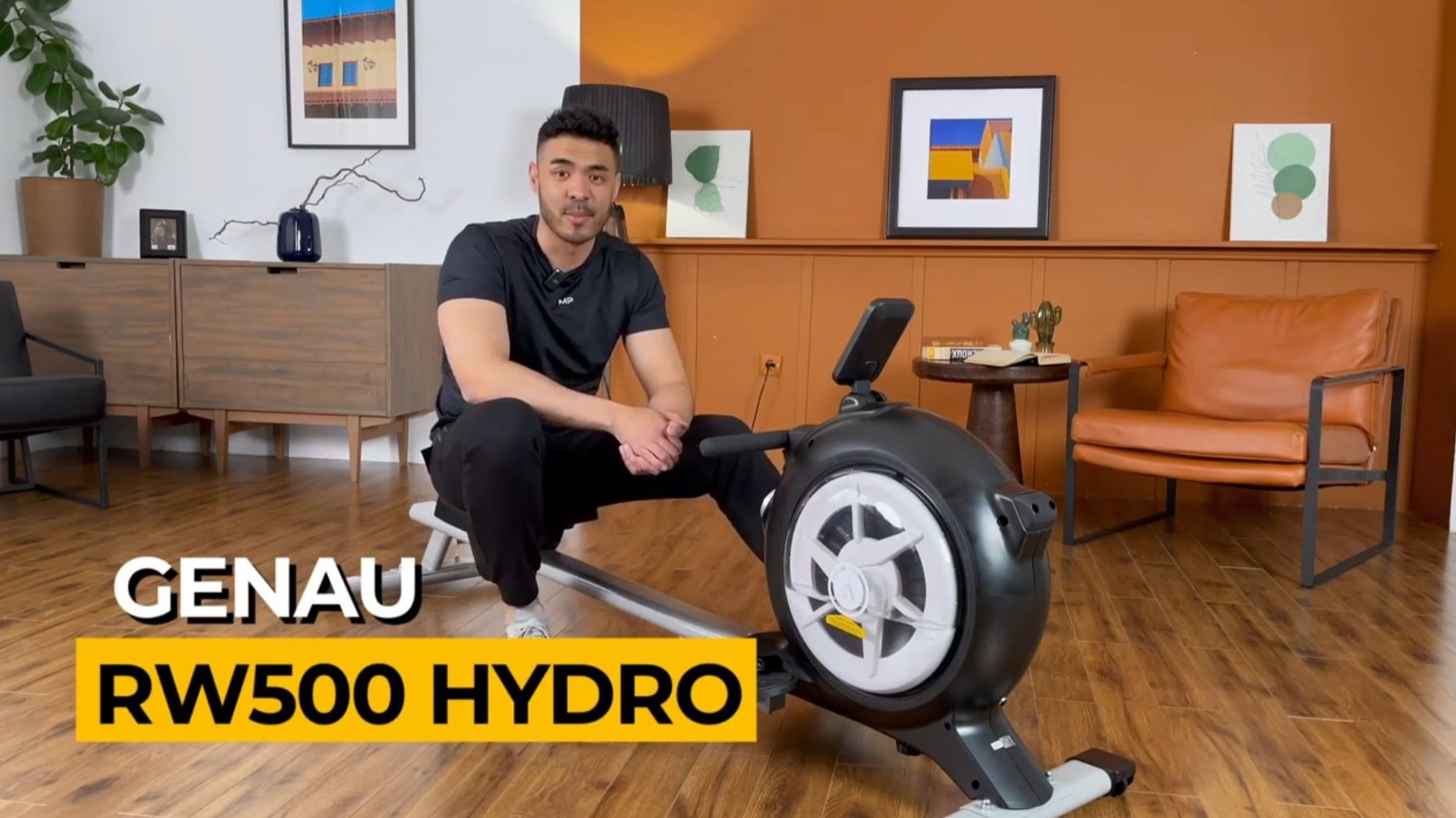 Гребной тренажер Genau RW500 Hydro. Обзор.