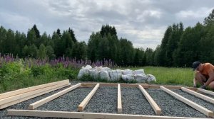 Обрешётка морского контейнера под утепление