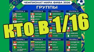 ЧМ 2026. День 15. Кто в плей-офф? Результаты, расписание, таблицы.