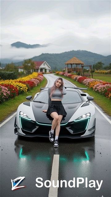 Вайбовая красотка на спорткаре на трассе ЖМИ подписаться #красотка #спорткар #вайб #трасса666