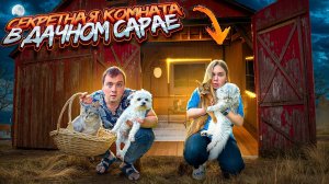 ПОСТРОИЛИ СЕКРЕТНУЮ КОМНАТУ В САРАЕ ОТ КЛАВЫ | 99 НОЧЕЙ В САРАЕ С КОТАМИ