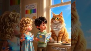 рыжий кот Персик мэйн-Кун