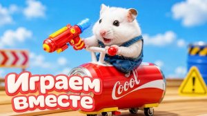 ХОМЯК ВЫБИРАЕТСЯ ИЗ СЕКРЕТНОЙ ХОМЯЧЕЙ ТЮРЬМЫ ! Забавные животные ! Супер лабиринт для хомяка №35