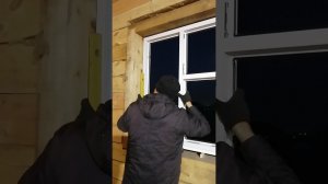 как установить самим пластиковое окно в брусовой дом