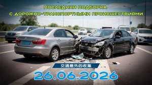 Последняя подборка ДТП 26.06.2026