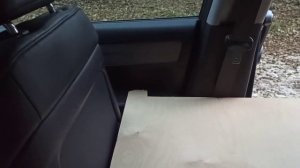 Спальное место 2 метра для машины. Как спать в Honda CRV camper. Bed Platform