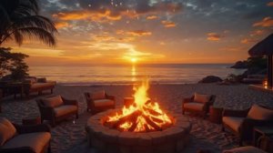 Музыка Релакс Костер Relaxing Beach Chill Music