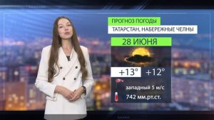 Прогноз погоды в Набережных Челнах на 28 июня 2026 г.