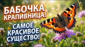 Бабочка Крапивница! Самая красивое существо!