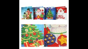 DIY. Diamond cards. Открытки со стразами с Алиэкспресс. Новый год. Алмазная мозаика