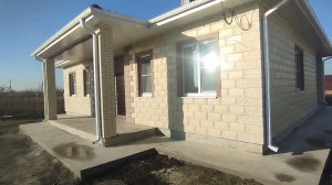 Готовые дома из облицовочного фибропеноблока