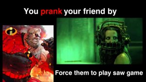 Mr Incredible becoming evil (You prank your friend by)