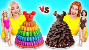 Укрась Торт с Куклой Челлендж _ Смешные Ситуации с Едой от Candy DO