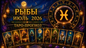 Рыбы ♓ Таро прогноз на июль 2026 года