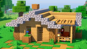 Идеальный Стартовый Дом из Дуба в Minecraft