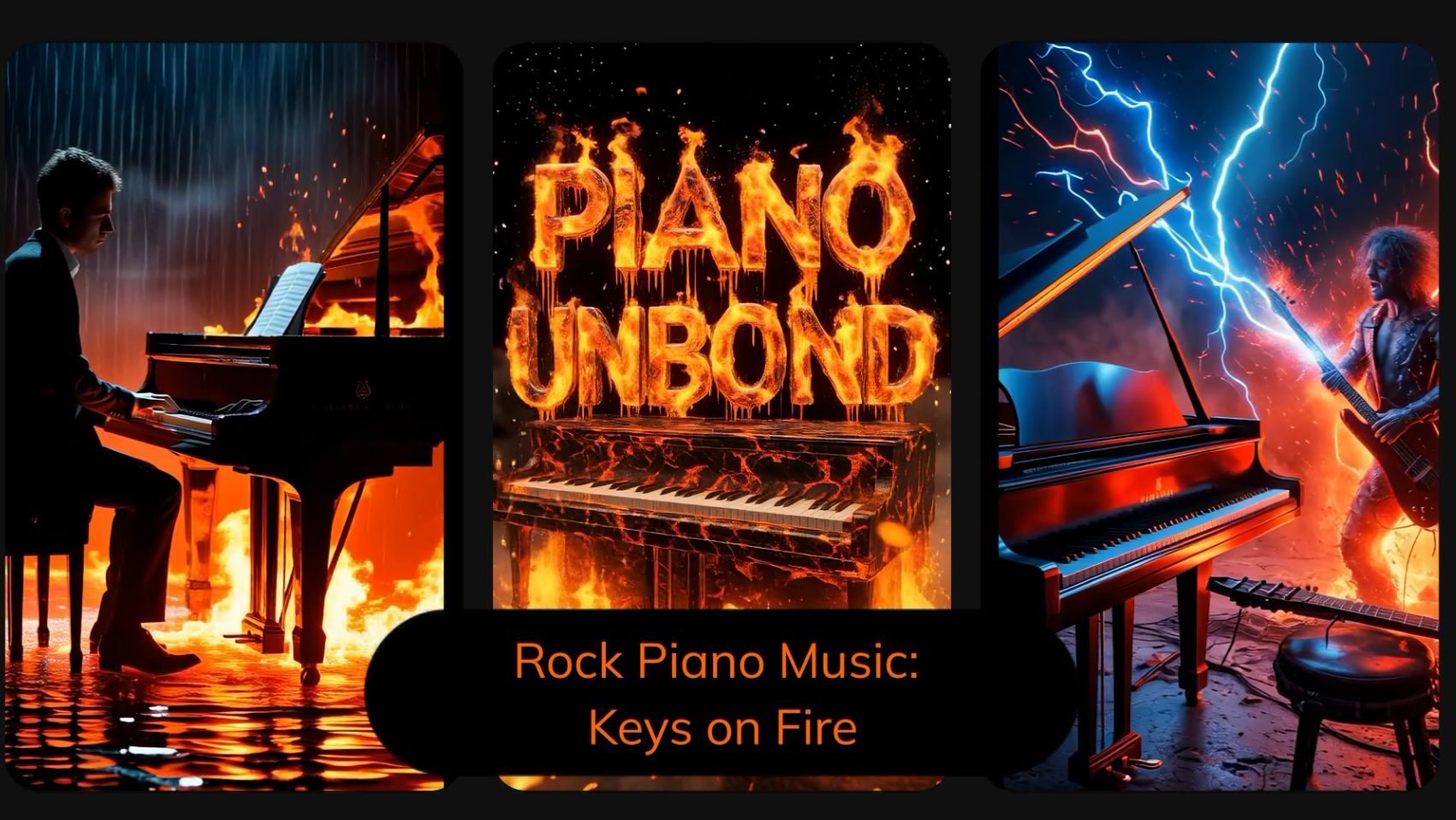 Rock Piano Music: Keys on Fire (Полный сэмплер альбома) | Piano Unbound