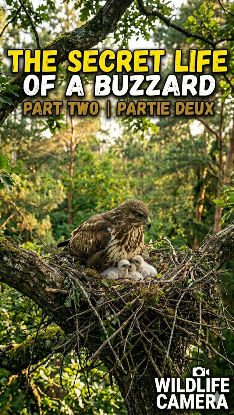 Тайная жизнь канюка: мгновения в гнезде #birdspecies смотреть онлайн