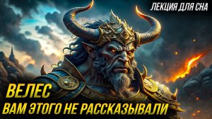 ЛЕКЦИЯ ДЛЯ СНА 🌙 Тайна Велеса, которую скрывали веками