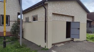Установка окон в каркасном гараже.