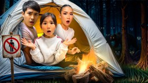1 КУН ВЫЖИВАНИЕ ОРМАНДА😱🏕️(буртурлы дауыстар естылды😰)