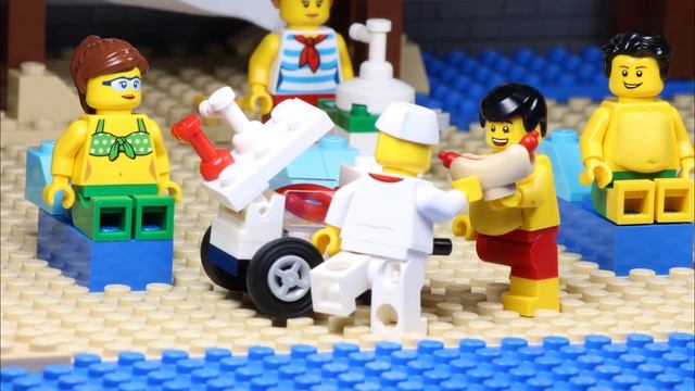 Lego Gym Beach Body Building - Two Fat Lego смотреть онлайн