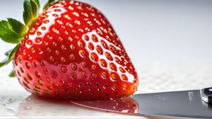ASMR: Нарезка кристаллической клубники 🍓🎧