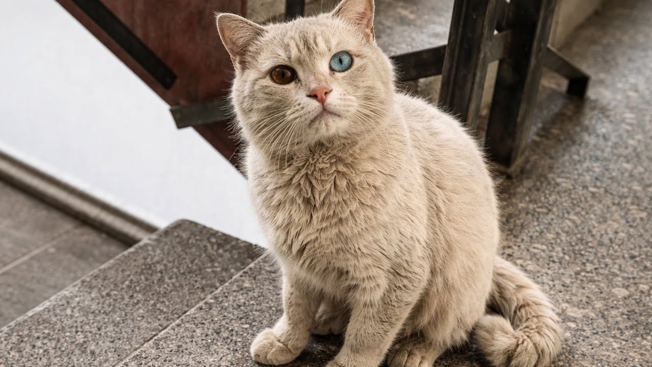 Белая кошка приходила к двери целый год. Новая хозяйка квартиры не понимала чего она хочет от неё...