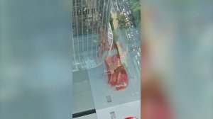 Легкомоторный самолет врезался в небоскреб в Пекине