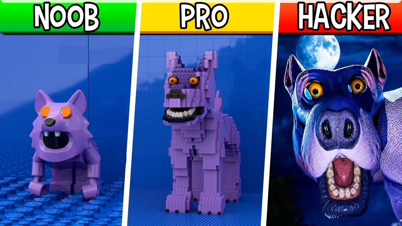 LEGO Пеппер - Гигантская Фиолетовая Собака - Noob / Pro / HACKER! смотреть онлайн