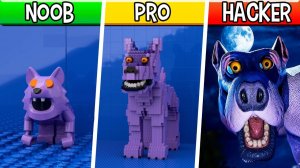 LEGO Пеппер - Гигантская Фиолетовая Собака - Noob / Pro / HACKER!