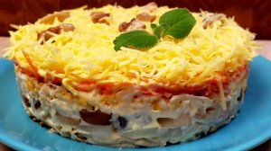 Улетает на Ура! Вкусный Салат с Куриной грудкой! Быстро. Просто. Очень Вкусно! Это просто Бомба!