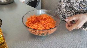 Салат из стрелок чеснока, муж помощник!