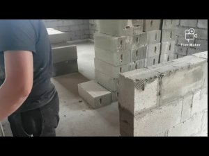 Дом своими руками.Сделай сам. Стяжка газоблока. Привязка к стене газоблока