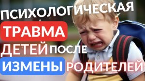 Психологическая травма детей после измены родителя
