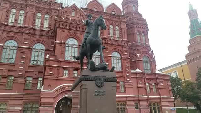 Москва - столица нашей Родины - СССР! Манежная площадь, площадь Революции, памятник маршалу Жукову