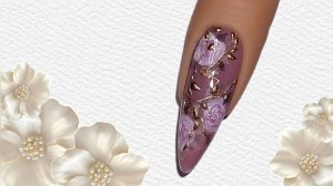 Как быстро нарисовать простые розы. МК