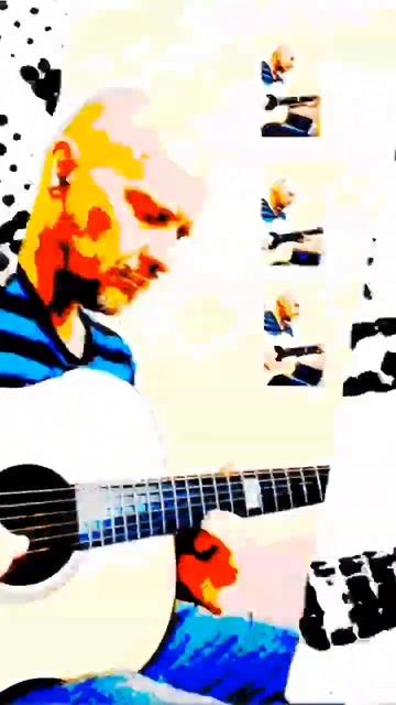 Фрагмент пьесы для гитары - Guitar piece fragment смотреть онлайн