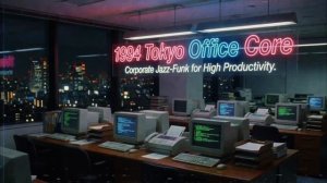 1994 Tokyo Office Core ｜ Corporate Jazz-Funk for Deep Focus and High Productivity