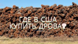 Закупили дрова в США на месяц / Наши будни в Айове.
