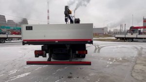 Бортовой грузовик FAW J6 СА3250 с КМУ DongYang / 2025