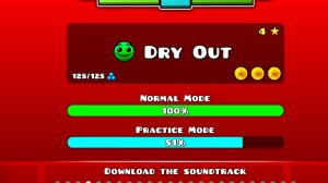 Geometry Dash | прохождение Dry Out [на все монеты]
