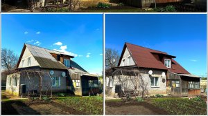 Чем покрасить кровлю ? Покраска шифера