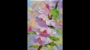 «Запах весны» живопись маслом «The Smell of Spring«oil painting