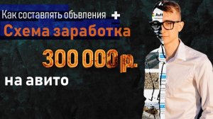 300 тысяч рублей с нуля. Продающие заголовки на авито плюс проверенная схема заработка. Часть 2