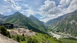Канатная дорога в Ала-Арчи Киргизия