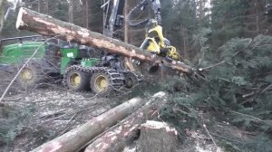 Лесозаготовка современной техникой/logging equipment