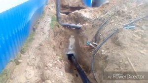 Бестраншейная прокладка и замена труб методом разрушения существующего водопровода (декабрь 2018)