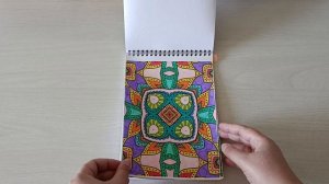 Закончила раскраску «Раскраска-антистресс Мандала».