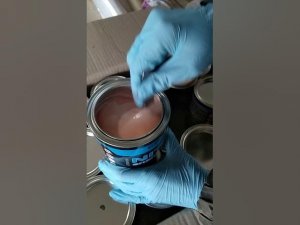 Нитроэмаль серая вымешивание партиия 88