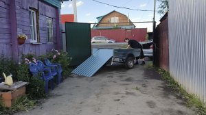 25-06-2026.Купили профлист и трубы на забор.Наш огородик.